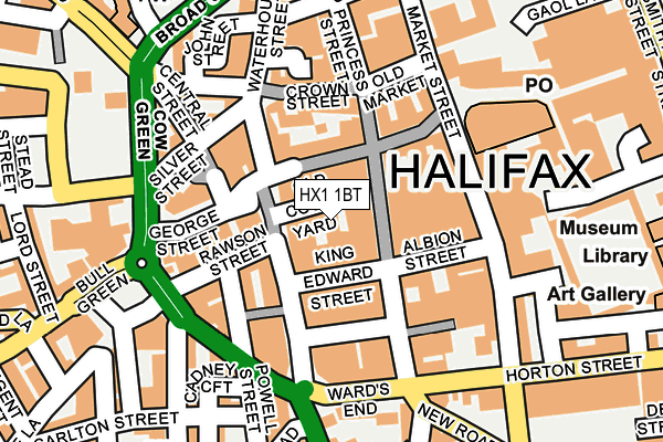HX1 1BT map - OS OpenMap – Local (Ordnance Survey) HX1 1BT map - OS OpenMap – Local (Ordnance Survey)