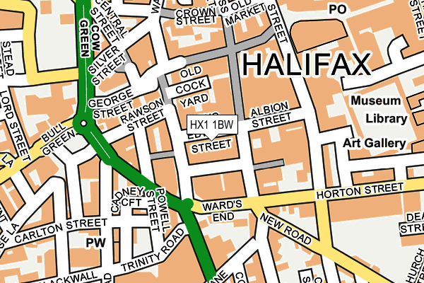 HX1 1BW map - OS OpenMap – Local (Ordnance Survey) HX1 1BW map - OS OpenMap – Local (Ordnance Survey)