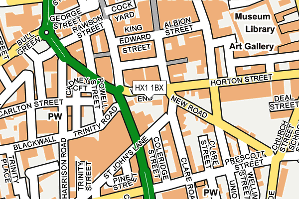 HX1 1BX map - OS OpenMap – Local (Ordnance Survey) HX1 1BX map - OS OpenMap – Local (Ordnance Survey)