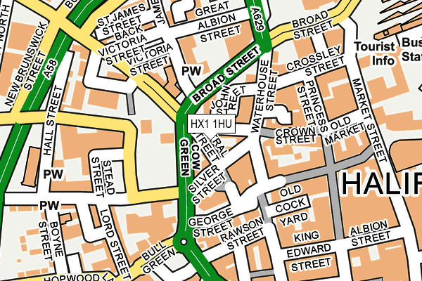 HX1 1HU map - OS OpenMap – Local (Ordnance Survey) HX1 1HU map - OS OpenMap – Local (Ordnance Survey)