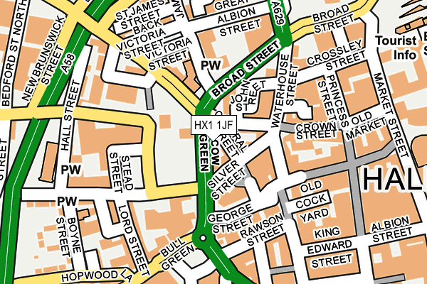 HX1 1JF map - OS OpenMap – Local (Ordnance Survey) HX1 1JF map - OS OpenMap – Local (Ordnance Survey)