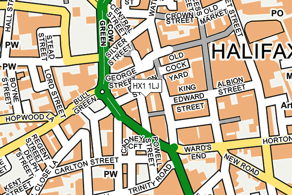 HX1 1LJ map - OS OpenMap – Local (Ordnance Survey) HX1 1LJ map - OS OpenMap – Local (Ordnance Survey)