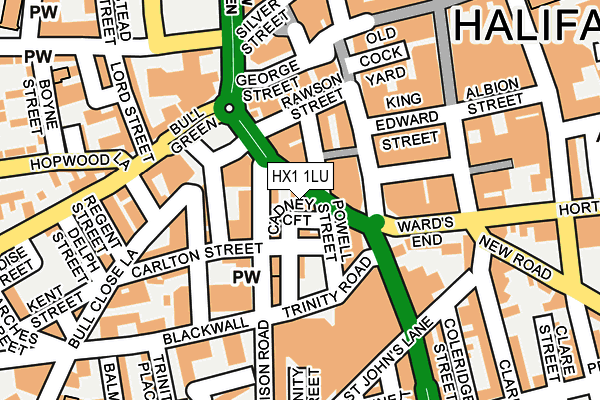 HX1 1LU map - OS OpenMap – Local (Ordnance Survey) HX1 1LU map - OS OpenMap – Local (Ordnance Survey)