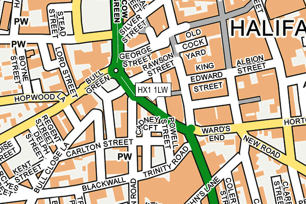 HX1 1LW map - OS OpenMap – Local (Ordnance Survey) HX1 1LW map - OS OpenMap – Local (Ordnance Survey)