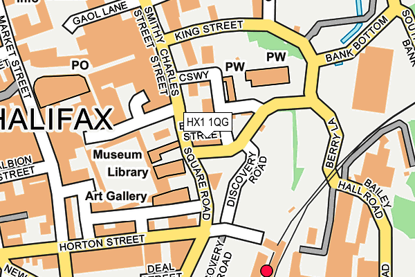 HX1 1QG map - OS OpenMap – Local (Ordnance Survey) HX1 1QG map - OS OpenMap – Local (Ordnance Survey)