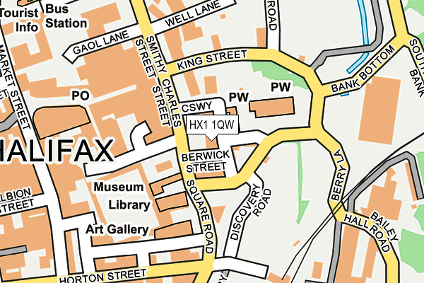 HX1 1QW map - OS OpenMap – Local (Ordnance Survey) HX1 1QW map - OS OpenMap – Local (Ordnance Survey)