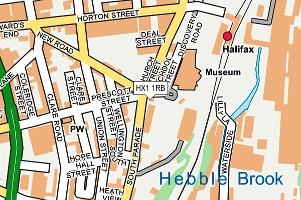 HX1 1RB map - OS OpenMap – Local (Ordnance Survey) HX1 1RB map - OS OpenMap – Local (Ordnance Survey)