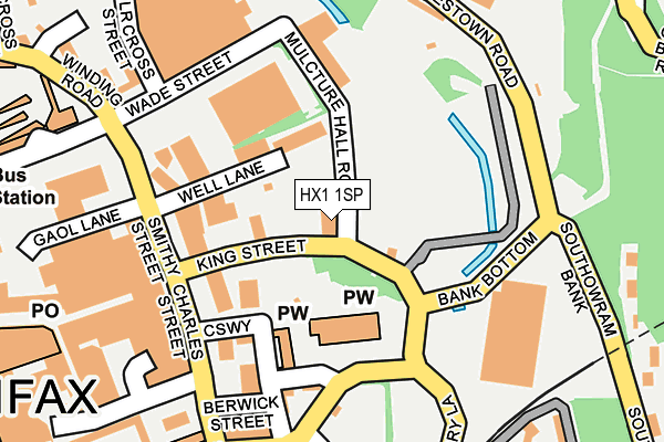 HX1 1SP map - OS OpenMap – Local (Ordnance Survey) HX1 1SP map - OS OpenMap – Local (Ordnance Survey)