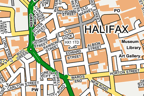 HX1 1TD map - OS OpenMap – Local (Ordnance Survey) HX1 1TD map - OS OpenMap – Local (Ordnance Survey)