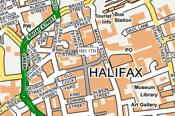 HX1 1TH map - OS OpenMap – Local (Ordnance Survey) HX1 1TH map - OS OpenMap – Local (Ordnance Survey)