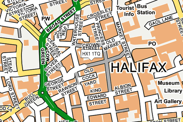 HX1 1TQ map - OS OpenMap – Local (Ordnance Survey) HX1 1TQ map - OS OpenMap – Local (Ordnance Survey)