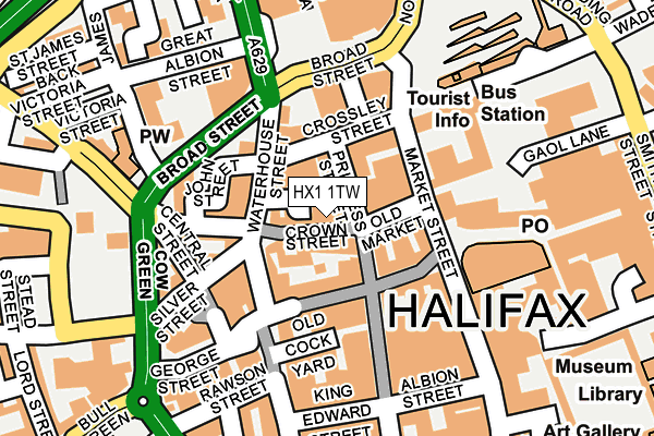 HX1 1TW map - OS OpenMap – Local (Ordnance Survey) HX1 1TW map - OS OpenMap – Local (Ordnance Survey)