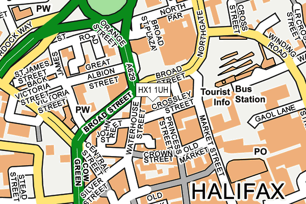 HX1 1UH map - OS OpenMap – Local (Ordnance Survey) HX1 1UH map - OS OpenMap – Local (Ordnance Survey)