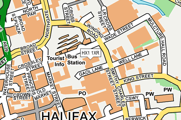 HX1 1XR map - OS OpenMap – Local (Ordnance Survey) HX1 1XR map - OS OpenMap – Local (Ordnance Survey)