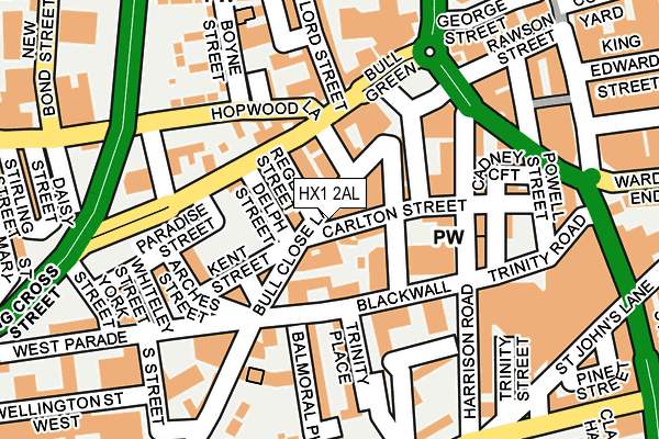 HX1 2AL map - OS OpenMap – Local (Ordnance Survey) HX1 2AL map - OS OpenMap – Local (Ordnance Survey)