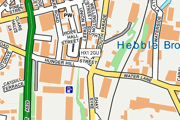 HX1 2GU map - OS OpenMap – Local (Ordnance Survey) HX1 2GU map - OS OpenMap – Local (Ordnance Survey)