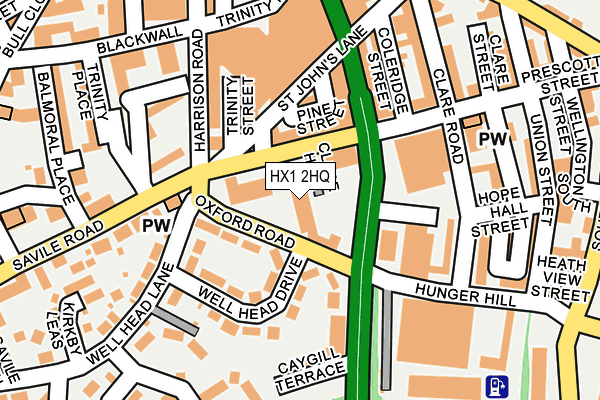 HX1 2HQ map - OS OpenMap – Local (Ordnance Survey) HX1 2HQ map - OS OpenMap – Local (Ordnance Survey)