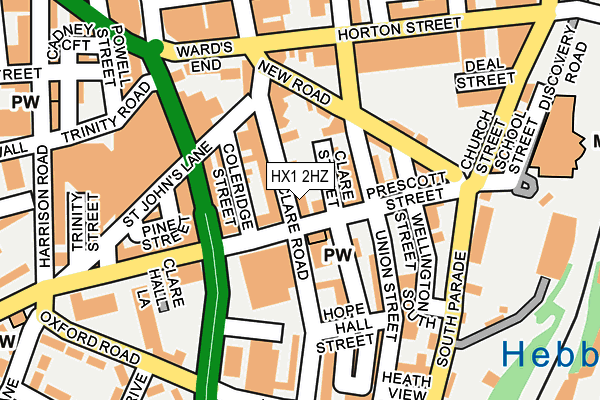 HX1 2HZ map - OS OpenMap – Local (Ordnance Survey) HX1 2HZ map - OS OpenMap – Local (Ordnance Survey)