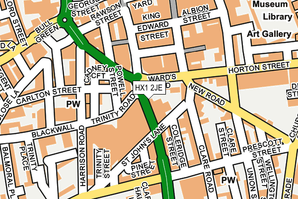 HX1 2JE map - OS OpenMap – Local (Ordnance Survey) HX1 2JE map - OS OpenMap – Local (Ordnance Survey)