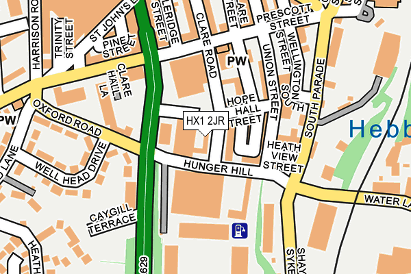 HX1 2JR map - OS OpenMap – Local (Ordnance Survey) HX1 2JR map - OS OpenMap – Local (Ordnance Survey)