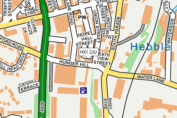 HX1 2JU map - OS OpenMap – Local (Ordnance Survey) HX1 2JU map - OS OpenMap – Local (Ordnance Survey)