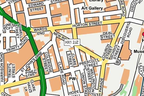 HX1 2JZ map - OS OpenMap – Local (Ordnance Survey) HX1 2JZ map - OS OpenMap – Local (Ordnance Survey)