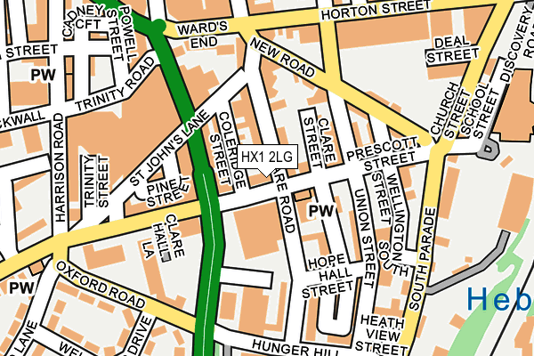 HX1 2LG map - OS OpenMap – Local (Ordnance Survey) HX1 2LG map - OS OpenMap – Local (Ordnance Survey)