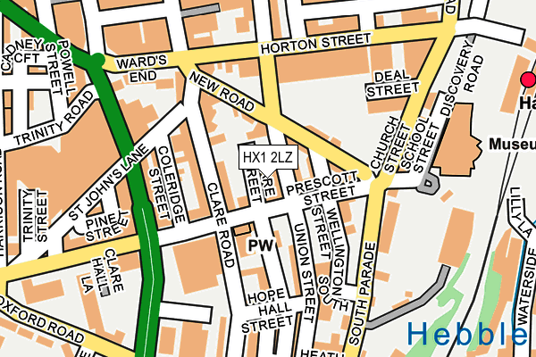 HX1 2LZ map - OS OpenMap – Local (Ordnance Survey) HX1 2LZ map - OS OpenMap – Local (Ordnance Survey)