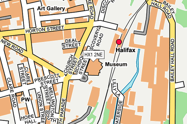 HX1 2NE map - OS OpenMap – Local (Ordnance Survey) HX1 2NE map - OS OpenMap – Local (Ordnance Survey)