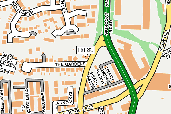 HX1 2PJ map - OS OpenMap – Local (Ordnance Survey) HX1 2PJ map - OS OpenMap – Local (Ordnance Survey)