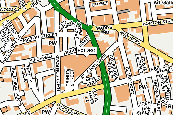 HX1 2RG map - OS OpenMap – Local (Ordnance Survey) HX1 2RG map - OS OpenMap – Local (Ordnance Survey)