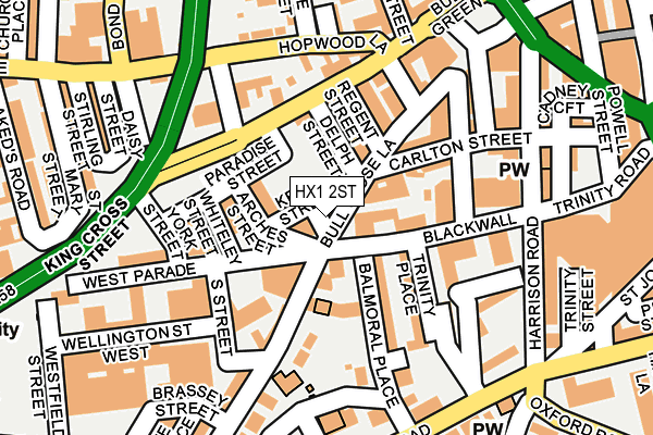 HX1 2ST map - OS OpenMap – Local (Ordnance Survey) HX1 2ST map - OS OpenMap – Local (Ordnance Survey)