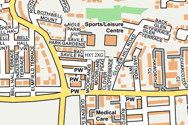 HX1 2XG map - OS OpenMap – Local (Ordnance Survey) HX1 2XG map - OS OpenMap – Local (Ordnance Survey)