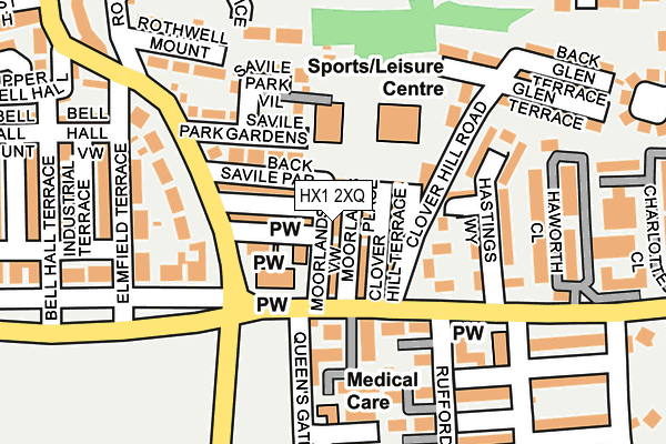 HX1 2XQ map - OS OpenMap – Local (Ordnance Survey) HX1 2XQ map - OS OpenMap – Local (Ordnance Survey)
