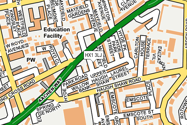 HX1 3LJ map - OS OpenMap – Local (Ordnance Survey) HX1 3LJ map - OS OpenMap – Local (Ordnance Survey)