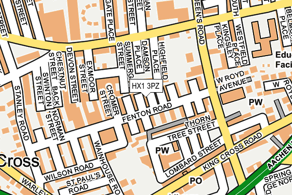 HX1 3PZ map - OS OpenMap – Local (Ordnance Survey) HX1 3PZ map - OS OpenMap – Local (Ordnance Survey)