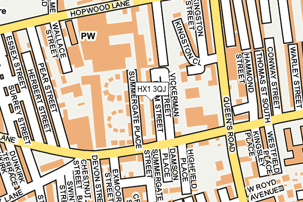 HX1 3QJ map - OS OpenMap – Local (Ordnance Survey) HX1 3QJ map - OS OpenMap – Local (Ordnance Survey)