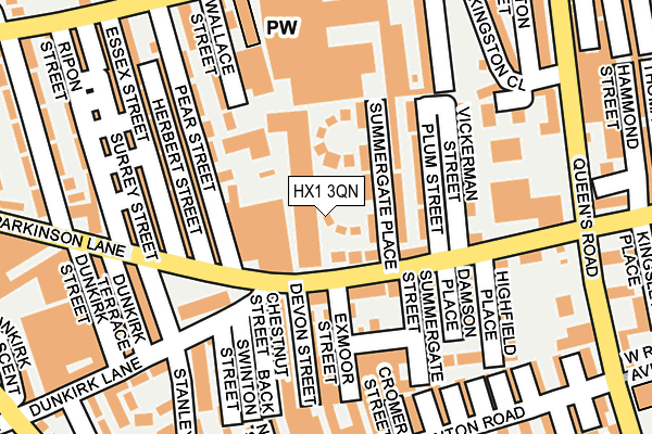 HX1 3QN map - OS OpenMap – Local (Ordnance Survey) HX1 3QN map - OS OpenMap – Local (Ordnance Survey)