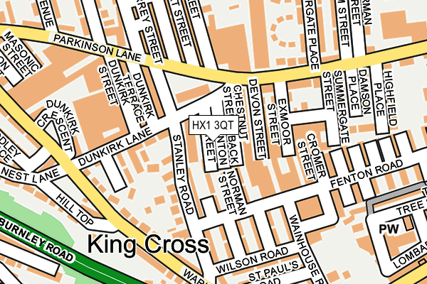 HX1 3QT map - OS OpenMap – Local (Ordnance Survey)