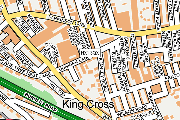 HX1 3QX map - OS OpenMap – Local (Ordnance Survey)