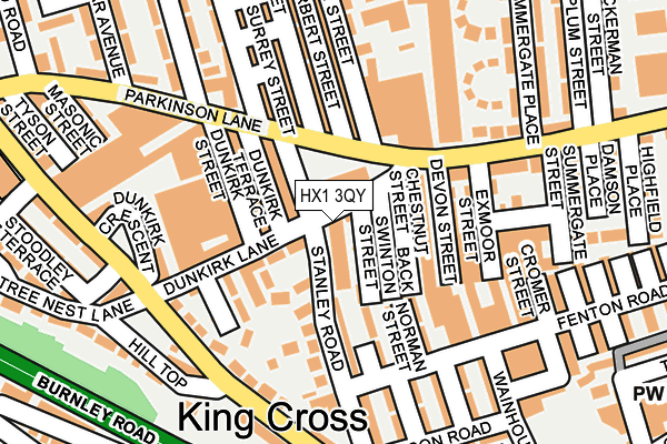HX1 3QY map - OS OpenMap – Local (Ordnance Survey) HX1 3QY map - OS OpenMap – Local (Ordnance Survey)
