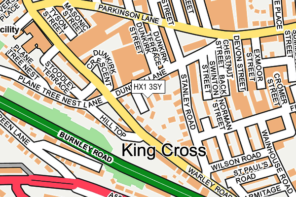 HX1 3SY map - OS OpenMap – Local (Ordnance Survey)