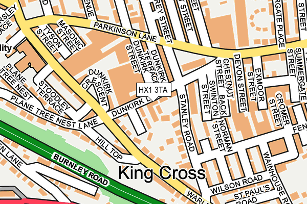 HX1 3TA map - OS OpenMap – Local (Ordnance Survey) HX1 3TA map - OS OpenMap – Local (Ordnance Survey)