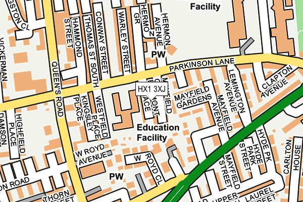 HX1 3XJ map - OS OpenMap – Local (Ordnance Survey) HX1 3XJ map - OS OpenMap – Local (Ordnance Survey)