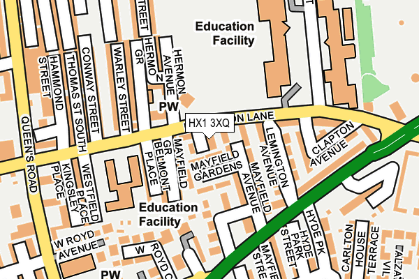 HX1 3XQ map - OS OpenMap – Local (Ordnance Survey)