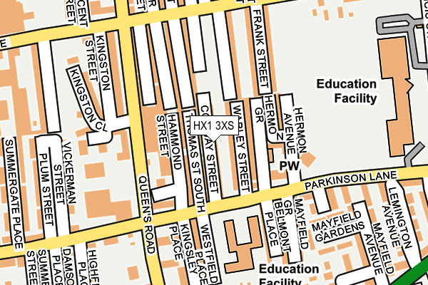HX1 3XS map - OS OpenMap – Local (Ordnance Survey) HX1 3XS map - OS OpenMap – Local (Ordnance Survey)