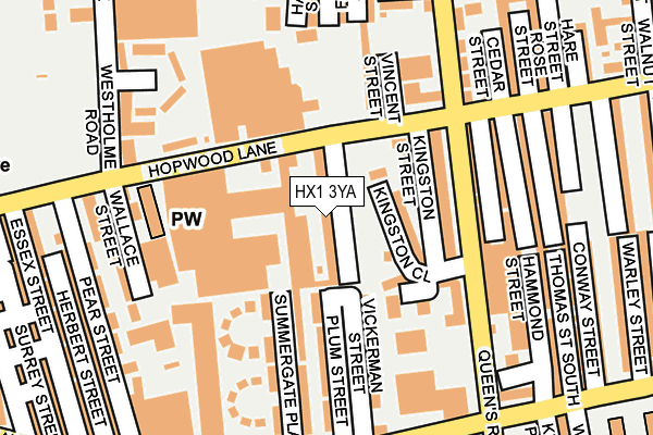 HX1 3YA map - OS OpenMap – Local (Ordnance Survey) HX1 3YA map - OS OpenMap – Local (Ordnance Survey)
