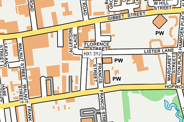 HX1 3YJ map - OS OpenMap – Local (Ordnance Survey) HX1 3YJ map - OS OpenMap – Local (Ordnance Survey)