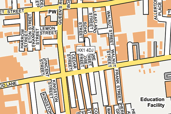HX1 4DJ map - OS OpenMap – Local (Ordnance Survey) HX1 4DJ map - OS OpenMap – Local (Ordnance Survey)