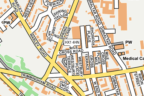 HX1 4HN map - OS OpenMap – Local (Ordnance Survey) HX1 4HN map - OS OpenMap – Local (Ordnance Survey)